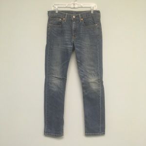 Levis 511 32x34 Throttle Blue Slim Stretch Jeans